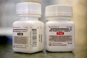 2 buprenorphine pill bottles